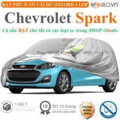 Bạt che phủ xe Chevrolet Spark 3 lớp cao cấp - OTOALO