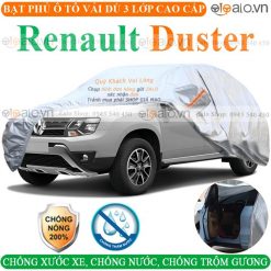 Bạt che phủ xe Renault Duster 3 lớp cao cấp – OTOALO