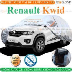Bạt che phủ xe Renault Kwid 3 lớp cao cấp – OTOALO