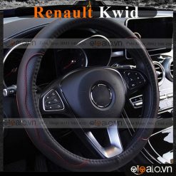 Bọc vô lăng xe Renault Kwid Da Cao Cấp Lót Cao Su Non - OTOALO