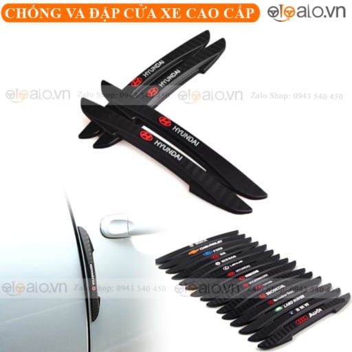 Chống va đập cửa xe Hyundai cao cấp chất liệu cao su dán keo 3M - OTOALO