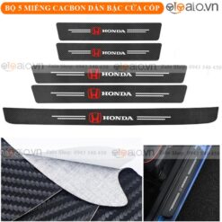 Nẹp cacbon chống xước bậc cốp xe Honda cao cấp - OTOALO