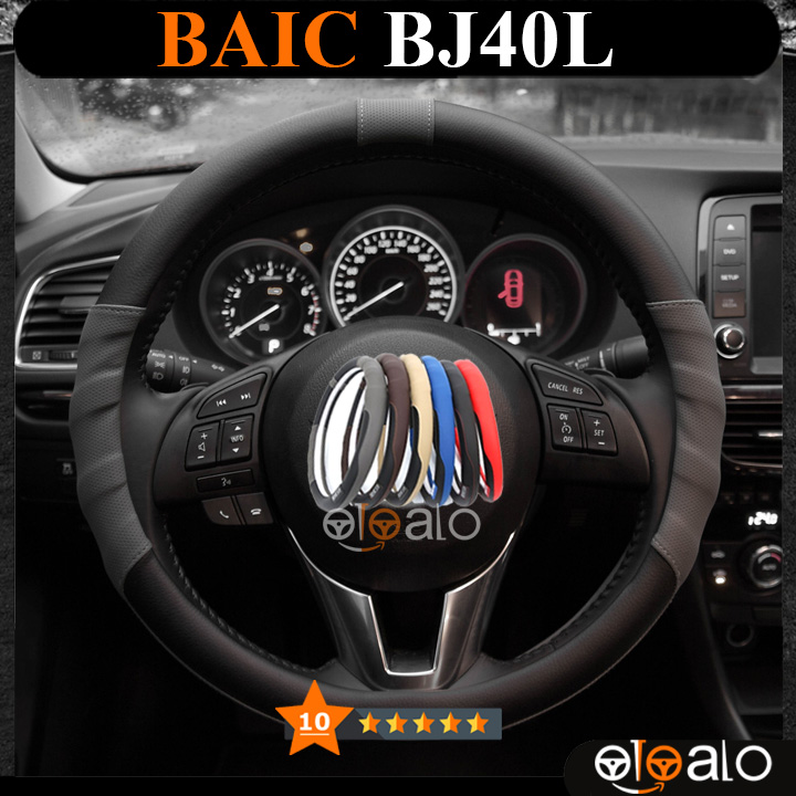 Bọc vô lăng Sparco BAIC BJ40L da PU cao cấp - OTOALO Bọc vô lăng Sparco BAIC BJ40L da PU cao cấp - OTOALO