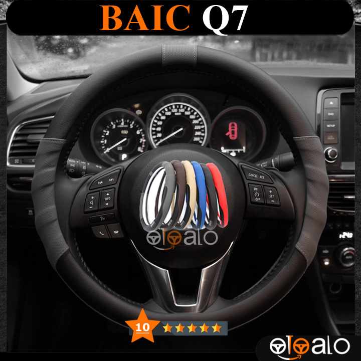 Bọc vô lăng Sparco BAIC Q7 da PU cao cấp - OTOALO Bọc vô lăng Sparco BAIC Q7 da PU cao cấp - OTOALO