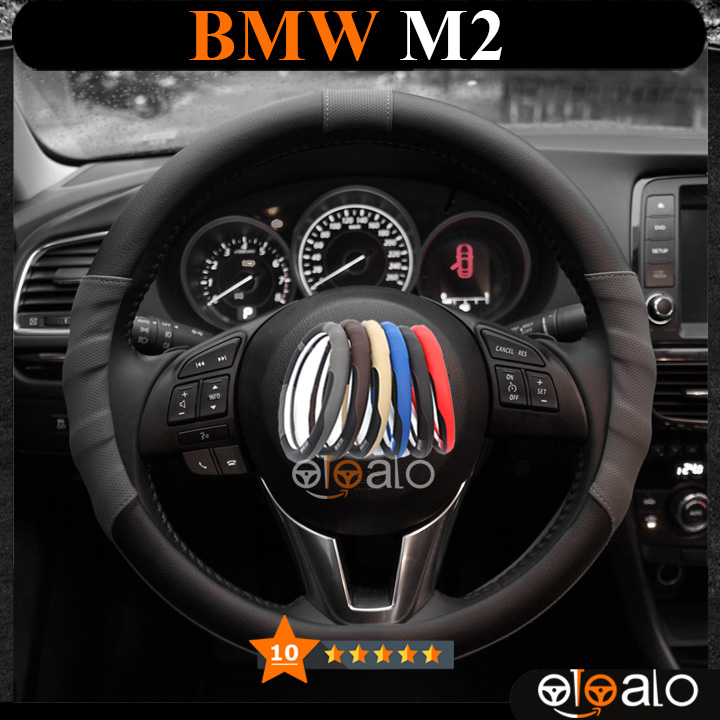 Bọc vô lăng Sparco BMW M2 da PU cao cấp - OTOALO Bọc vô lăng Sparco BMW M2 da PU cao cấp - OTOALO