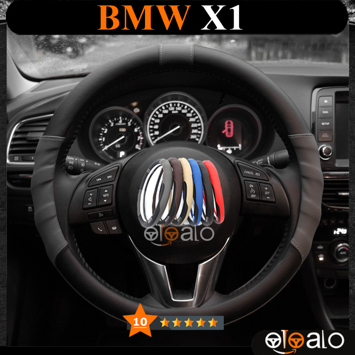 Bọc vô lăng Sparco BMW X1 da PU cao cấp - OTOALO Bọc vô lăng Sparco BMW X1 da PU cao cấp - OTOALO