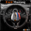 Bọc vô lăng Sparco Ford Mustang da PU cao cấp - OTOALO