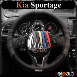 Bọc vô lăng Sparco Kia Sportage da PU cao cấp - OTOALO