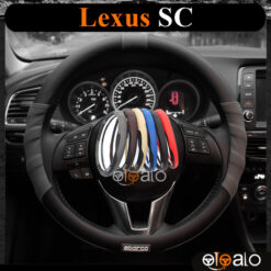 Bọc vô lăng Sparco Lexus SC da PU cao cấp - OTOALO