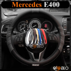 Bọc vô lăng Sparco Mercedes Benz E400 da PU cao cấp - OTOALO