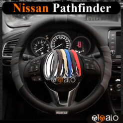 Bọc vô lăng Sparco Nissan Pathfinder da PU cao cấp - OTOALO