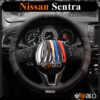 Bọc vô lăng Sparco Nissan Sentra da PU cao cấp - OTOALO