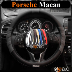 Bọc vô lăng Sparco Porsche Macan da PU cao cấp - OTOALO