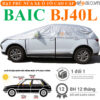 Bạt phủ nóc xe BAIC BJ40L vải dù 3 lớp - OTOALO