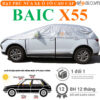 Bạt phủ nóc xe BAIC X55 vải dù 3 lớp - OTOALO