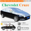 Bạt phủ nóc xe Chevrolet Cruze vải dù 3 lớp - OTOALO