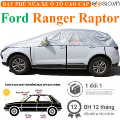 Bạt phủ nóc xe Ford Ranger Raptor vải dù 3 lớp - OTOALO