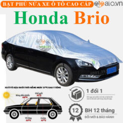 Bạt phủ nóc xe Honda Brio vải dù 3 lớp - OTOALO
