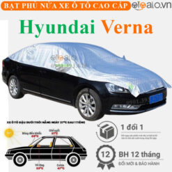 Bạt phủ nóc xe Hyundai Verna vải dù 3 lớp - OTOALO