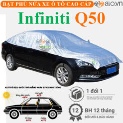 Bạt phủ nóc xe Infiniti Q50 vải dù 3 lớp - OTOALO