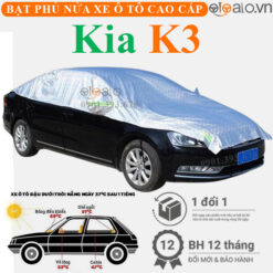 Bạt phủ nóc xe Kia K3 vải dù 3 lớp - OTOALO