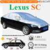 Bạt phủ nóc xe Lexus SC vải dù 3 lớp - OTOALO