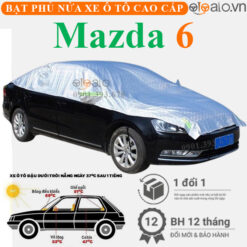 Bạt phủ nóc xe Mazda 6 vải dù 3 lớp - OTOALO
