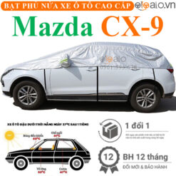 Bạt phủ nóc xe Mazda CX9 vải dù 3 lớp - OTOALO