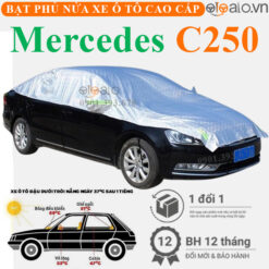Bạt phủ nóc xe Mercedes Benz C250 vải dù 3 lớp - OTOALO