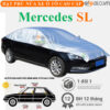 Bạt phủ nóc xe Mercedes Benz SL vải dù 3 lớp - OTOALO