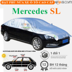 Bạt phủ nóc xe Mercedes Benz SL vải dù 3 lớp - OTOALO