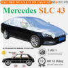 Bạt phủ nóc xe Mercedes Benz SLC 43 vải dù 3 lớp - OTOALO