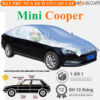 Bạt phủ nóc xe Mini Cooper vải dù 3 lớp - OTOALO