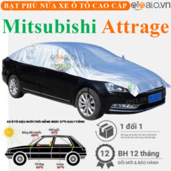 Bạt phủ nóc xe Mitsubishi Attrage vải dù 3 lớp - OTOALO