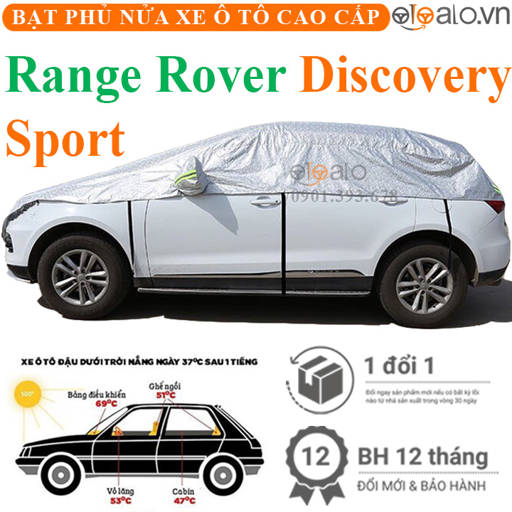 Bạt phủ nóc xe Range Rover Discovery vải dù 3 lớp - OTOALO Bạt phủ nóc xe Range Rover Discovery vải dù 3 lớp - OTOALO