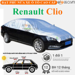 Bạt phủ nóc xe Renault Clio vải dù 3 lớp - OTOALO