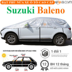 Bạt phủ nóc xe Suzuki Baleno vải dù 3 lớp - OTOALO