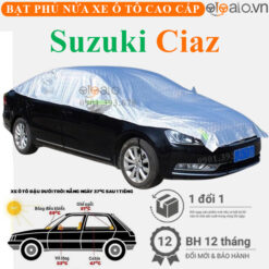 Bạt phủ nóc xe Suzuki Ciaz vải dù 3 lớp - OTOALO