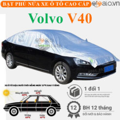 Bạt phủ nóc xe Volvo V40 vải dù 3 lớp - OTOALO
