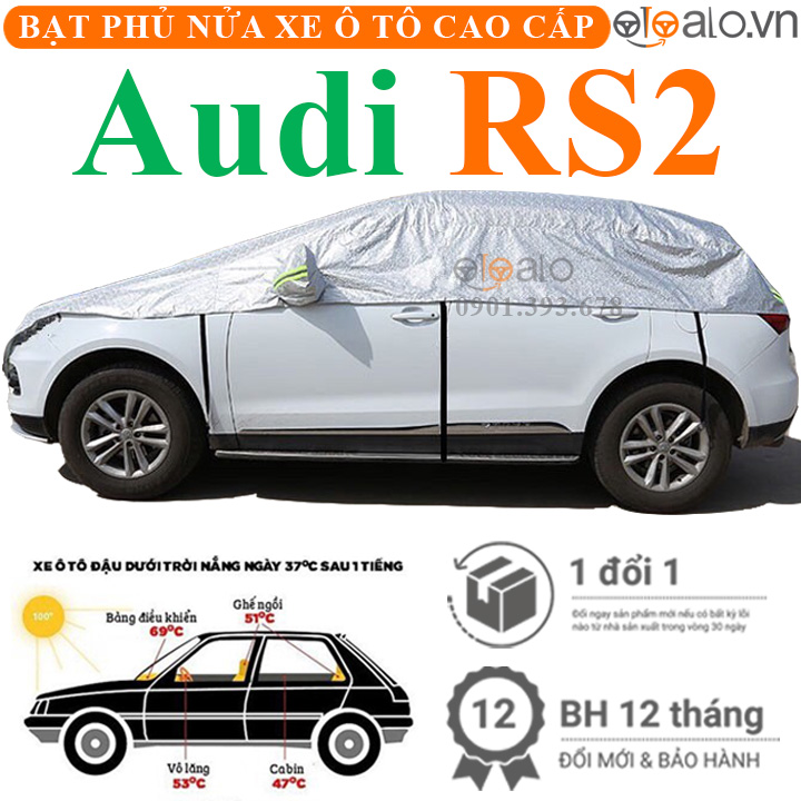 Bạt phủ nóc xe Audi RS2 vải dù 3 lớp - OTOALO Bạt phủ nóc xe Audi RS2 vải dù 3 lớp - OTOALO