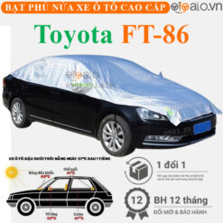 Bạt phủ nóc xe Toyota FT-86 vải dù 3 lớp - OTOALO