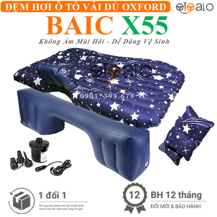 Đệm hơi ô tô BAIC X55 vải dù Oxford cao cấp - OTOALO Đệm hơi ô tô BAIC X55 vải dù Oxford cao cấp - OTOALO