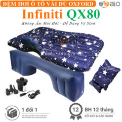Đệm hơi ô tô Infiniti QX80 vải dù Oxford cao cấp - OTOALO