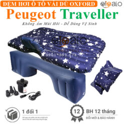 Đệm hơi ô tô Peugeot Traveller vải dù Oxford cao cấp - OTOALO