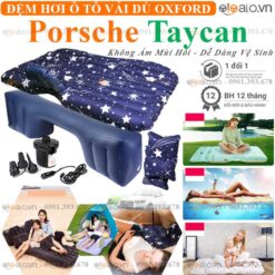 Đệm hơi ô tô Porsche Taycan vải dù Oxford cao cấp - OTOALO
