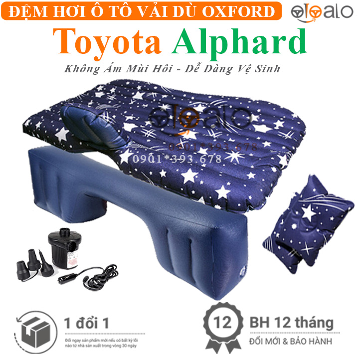Đệm hơi ô tô Toyota Alphard vải dù Oxford cao cấp - OTOALO Đệm hơi ô tô Toyota Alphard vải dù Oxford cao cấp - OTOALO