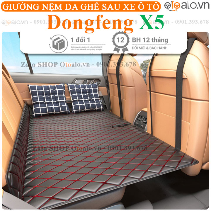 Nệm đệm giường ngủ xe Dongfeng X5 da PU cao cấp - OTOALO Nệm đệm giường ngủ xe Dongfeng X5 da PU cao cấp - OTOALO