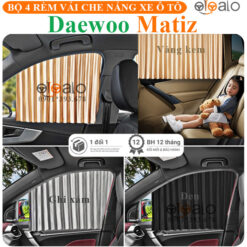 Rèm che nắng xe Daewoo Matiz cao cấp - OTOALO