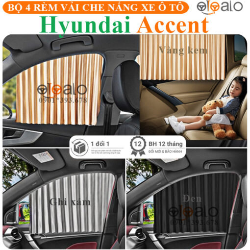 Rèm che nắng xe Hyundai Accent cao cấp - OTOALO