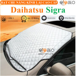 Tấm che nắng xe Daihatsu Sigra vải dù 3 lớp cao cấp - OTOALO
